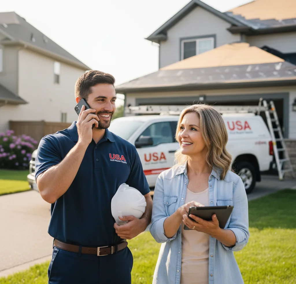 USA Roof Repair Experts customer support in Grayling